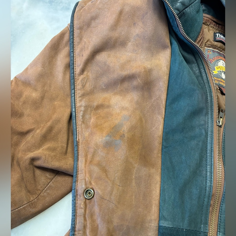 Vintage Adventure Bound by Wilson leather jacket - Picture 14 of 16